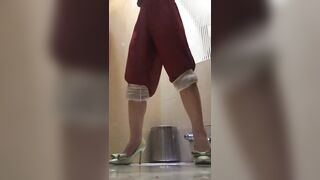 大神经典系列万达商场隔板女厕偷拍