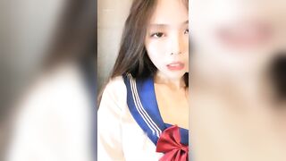 JK女神甜馨高颜值学妹制服诱惑-2